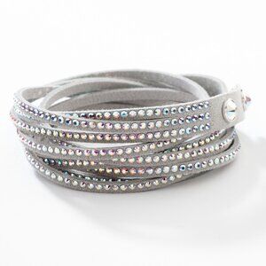 Touchstone Crystal Wrap Start Bracelet, Crystal Aurore Boreale